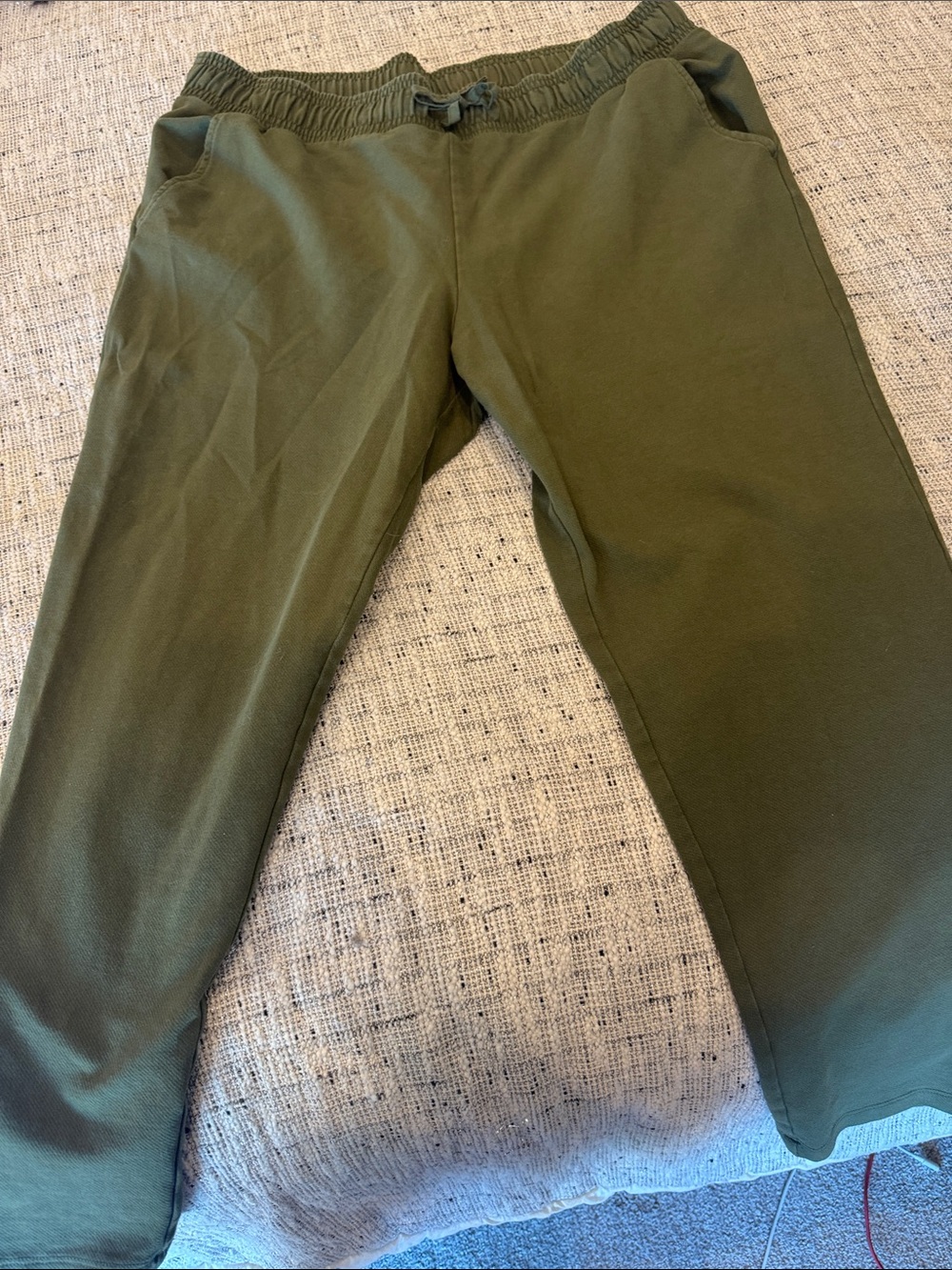 a new day Olive Drawstring Jogger Pants